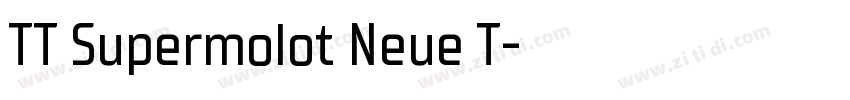 TT Supermolot Neue T字体转换
